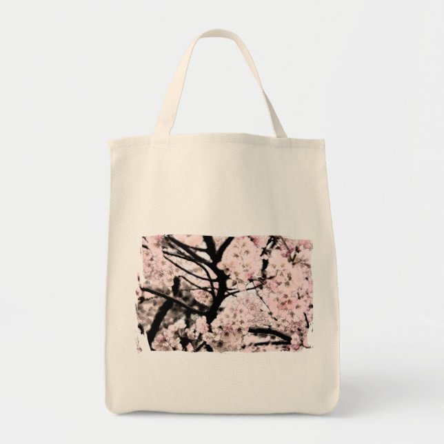Cherry Blossom Edited Tote Bag (Front)