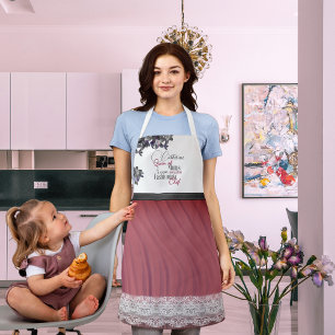 Cherry Blossom Elegance Mother Apron