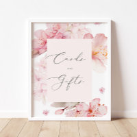 Cherry blossom elegant cards and gifts poster