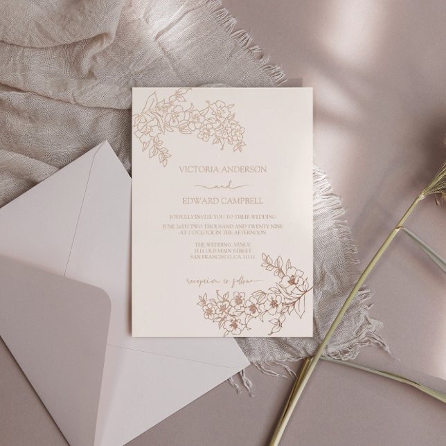 Cherry Blossom Elegant REAL Rose Gold Wedding (Creator Uploaded)