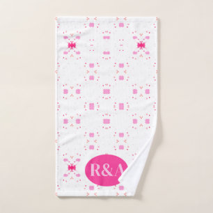 Cherry Blossom Embrace Personalised Hand Towel