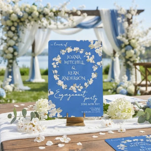 Cherry Blossom Engagement Party Invitation