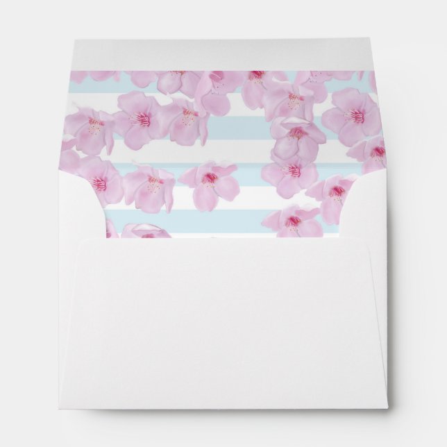 Cherry blossom envelope (Back (Bottom))