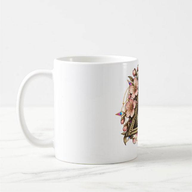 Cherry Blossom Eye Coffee Mug (Left)