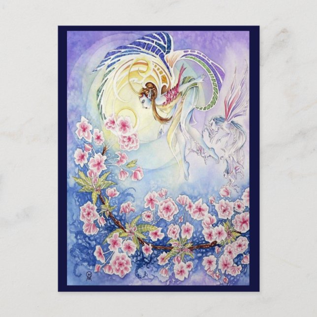 Cherry Blossom Faery II Postcard (Front)