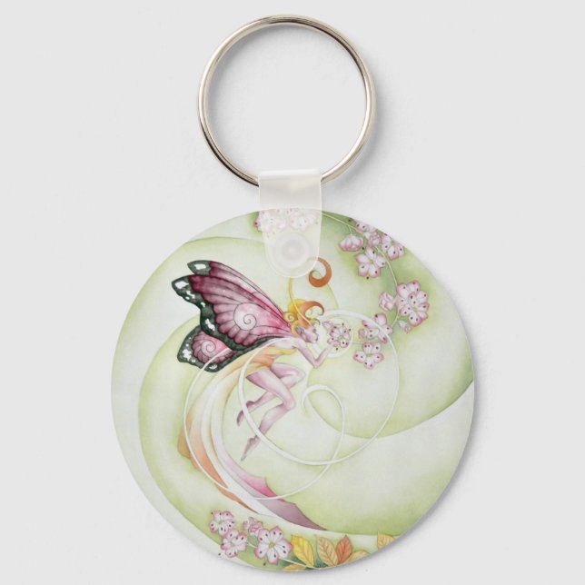 Cherry Blossom Faery Key Ring (Front)