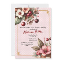 Cherry Blossom Floral Birthday