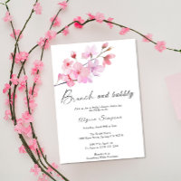 Cherry Blossom Floral Brunch and Bubbly
