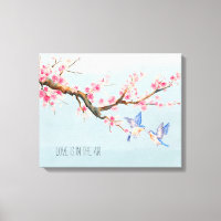 Cherry Blossom Flowers and Birds