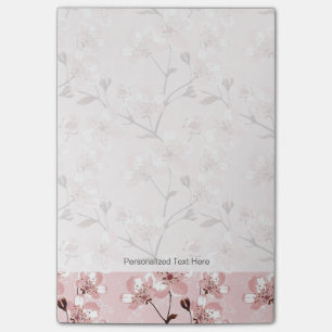 Cherry Blossom Flowers Pattern Post-it Notes