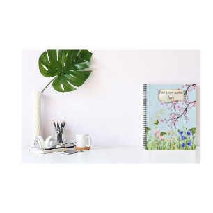 Cherry blossom garden notebook