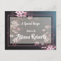 Cherry Blossom Geometric   Bridal Shower Recipe