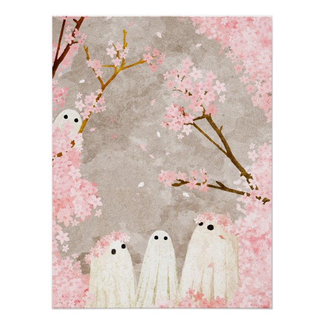 Cherry Blossom Ghosts Poster (Front)