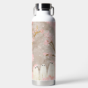 Cherry Blossom Ghosts Water Bottle