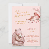 Cherry Blossom Girl Woodland Baby Shower