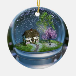 Cherry Blossom Globe Ornament