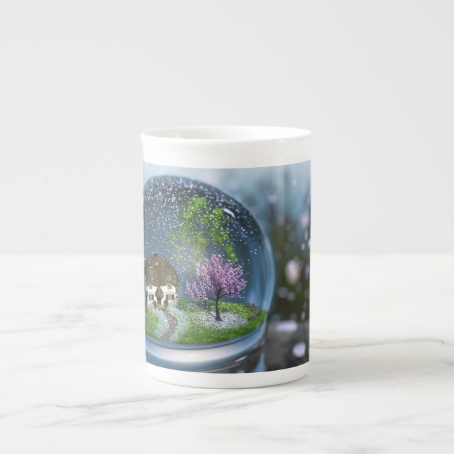 Cherry Blossom Globe Speciality Mug (Front)
