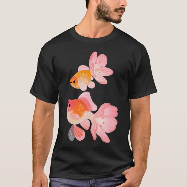Cherry blossom goldfish 1 T-Shirt (Front)