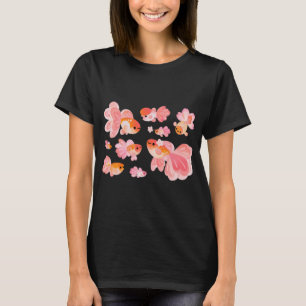 Cherry Blossom Goldfish 2 T-Shirt