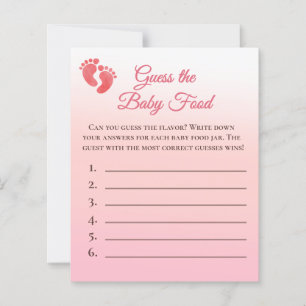 Cherry Blossom Guess the Baby Food Shower Game