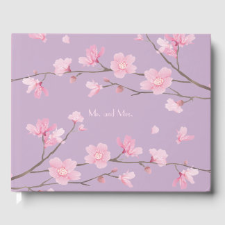Cherry Blossom Guest Book