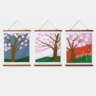 Cherry Blossom Hanging Tapestry