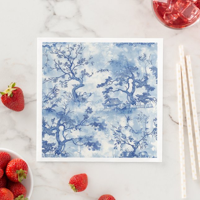 Cherry Blossom Haven Napkins (Insitu)