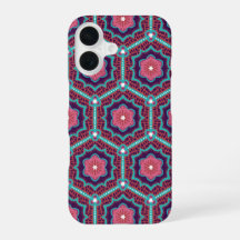 Cherry Blossom Hexagons - Pink Flower Floral Quilt