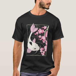 Cherry Blossom I Japanese Fish I Koi Carp T-Shirt