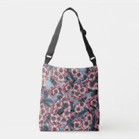 Cherry blossom in pink and blue