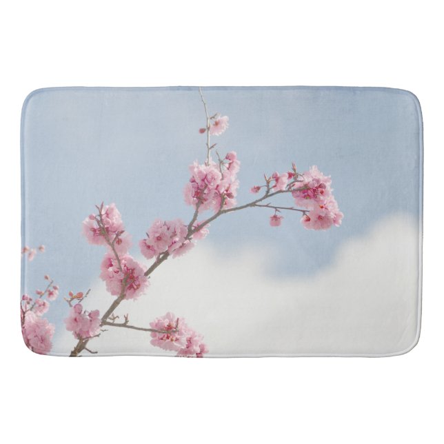 Cherry Blossom in the Sky Bath Mat (Front)