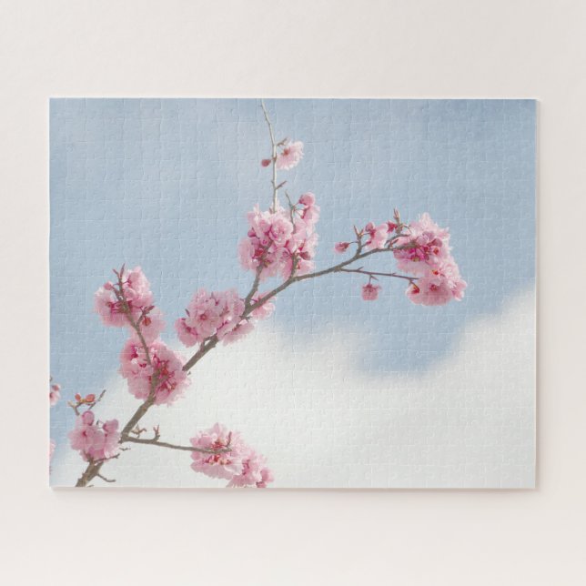 Cherry Blossom in the Sky Jigsaw Puzzle (Horizontal)