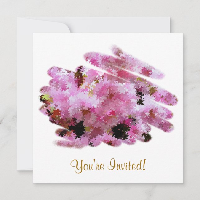 CHERRY BLOSSOM INVITATION (Front)