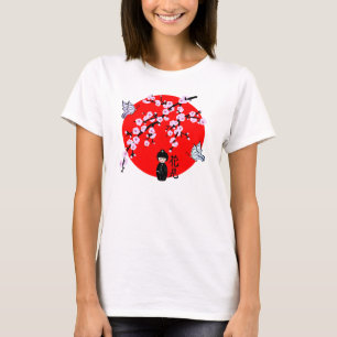 Cherry Blossom Japanese Character 11 T-Shirt