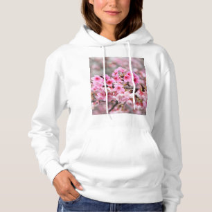 Cherry blossom Japanese floral pink Tree Flowers Hoodie