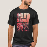 Cherry Blossom Japanese Retro Graphic