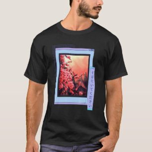 Cherry Blossom Japanese Woodblock Sakura Watercolo T-Shirt