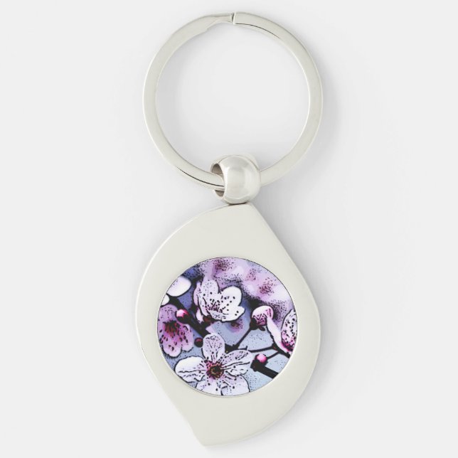 Cherry blossom key ring (Front)