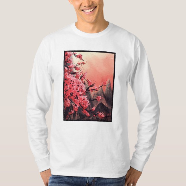 Cherry blossom landscape T-Shirt (Front)