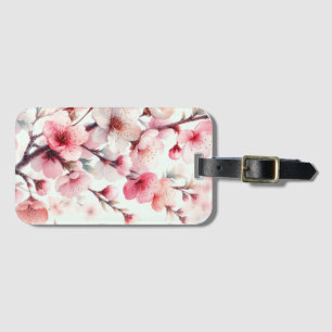 Cherry Blossom Luggage Tag