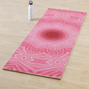 cherry blossom mandala - painting yoga mat