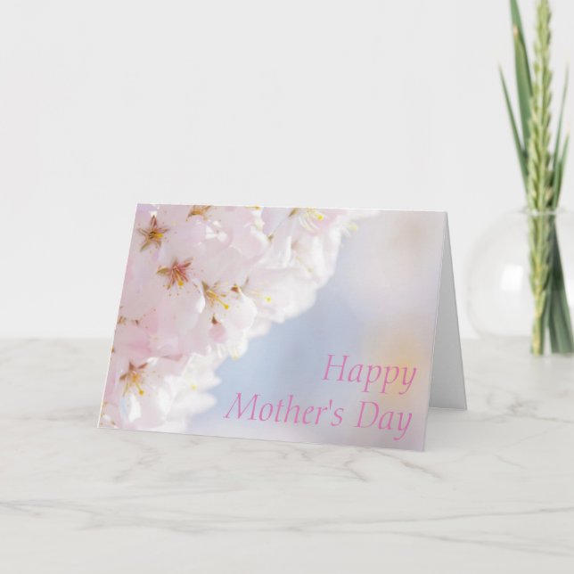 Cherry Blossom Mother's Day Card (Front)