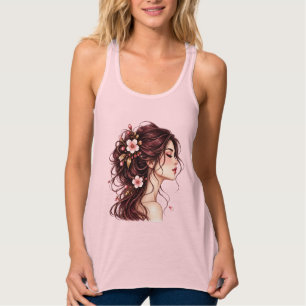 Cherry Blossom Muse T-Shirt Singlet