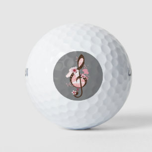 Cherry Blossom Music Golf Balls