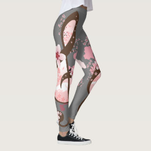 Cherry Blossom Music  Leggings