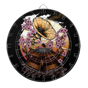 Cherry Blossom Musical Dartboard
