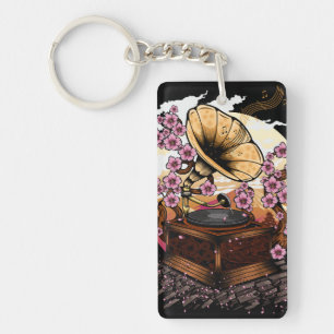 Cherry Blossom Musical Key Ring