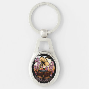 Cherry Blossom Musical Key Ring