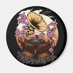 Cherry Blossom Musical Magnet