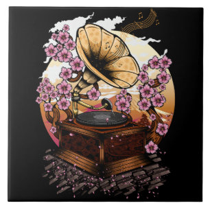 Cherry Blossom Musical Tile